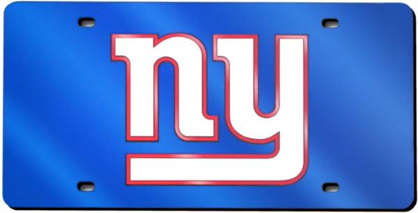 Rico New York Giants Blue Laser Tag License Plate