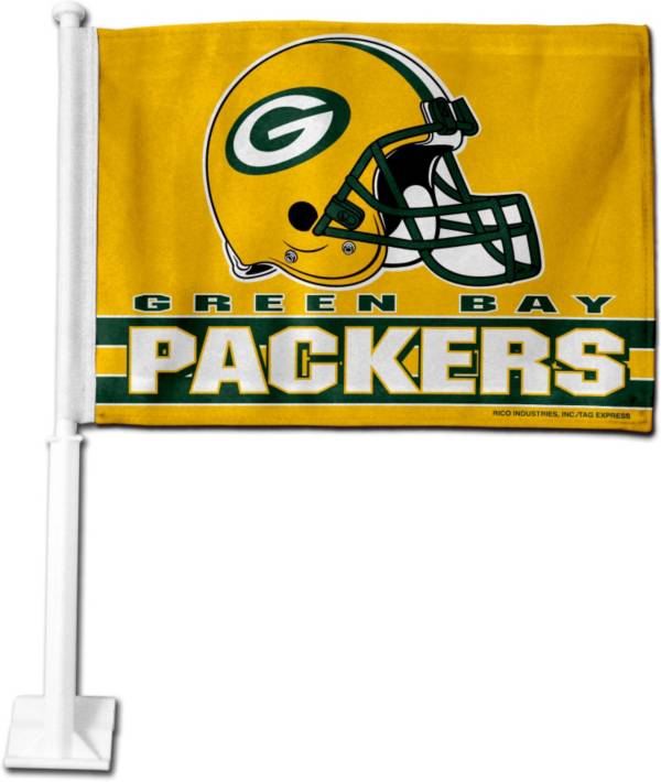 Rico Green Bay Packers Car Flag