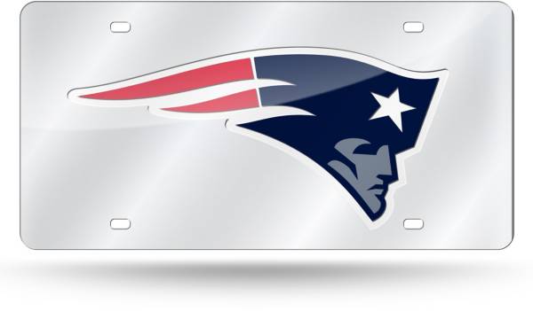 Rico New England Patriots Silver Laser Tag License Plate product image