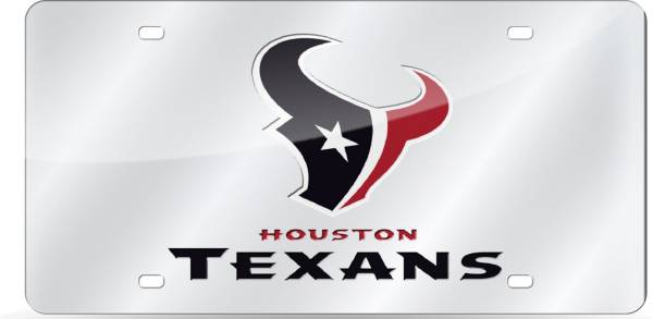 Rico Houston Texans Silver Laser Tag License Plate product image