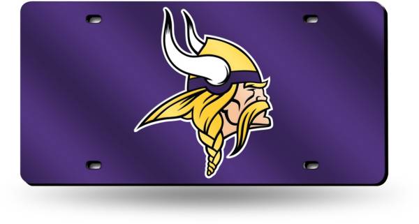 Rico Minnesota Vikings Purple Laser Tag License Plate