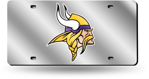 Rico Minnesota Vikings Silver Laser Tag License Plate