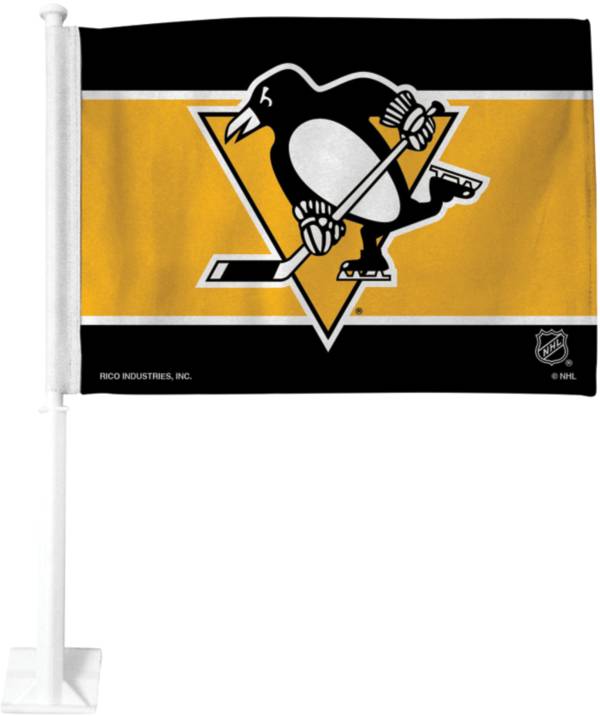 Rico Pittsburgh Penguins Gold Car Flag