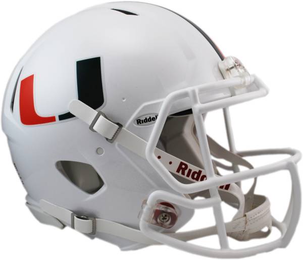 Riddell Miami Hurricanes Speed Revolution Authentic Full-Size Football Helmet product image