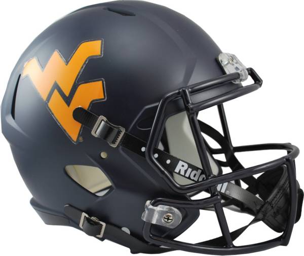 Riddell West Virginia Mountaineers Speed Replica Full-Size Football Helmet