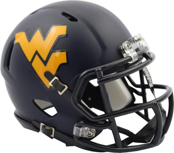Riddell West Virginia Mountaineers Satin Speed Mini Helmet