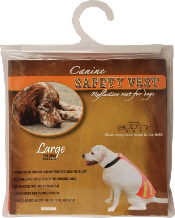 Scott Pet Quick Spot Orange Field Vest