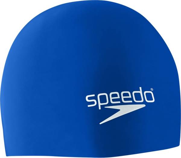 Speedo Fit Sport Neon Green Elastomeric Solid Silicone Swimming Cap 2pk for sale online 