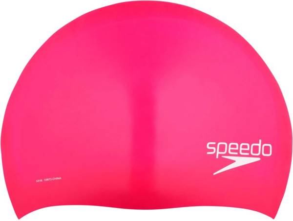Speedo Silicone Long Hair Swim Cap 