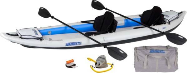 Sea Eagle 385 Fast Track Pro Tandem Kayak Package