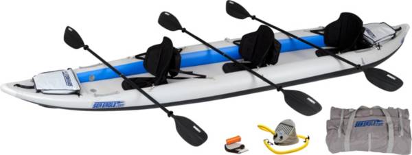 Sea Eagle 465 Fast Track Pro Tandem Inflatable Kayak Package