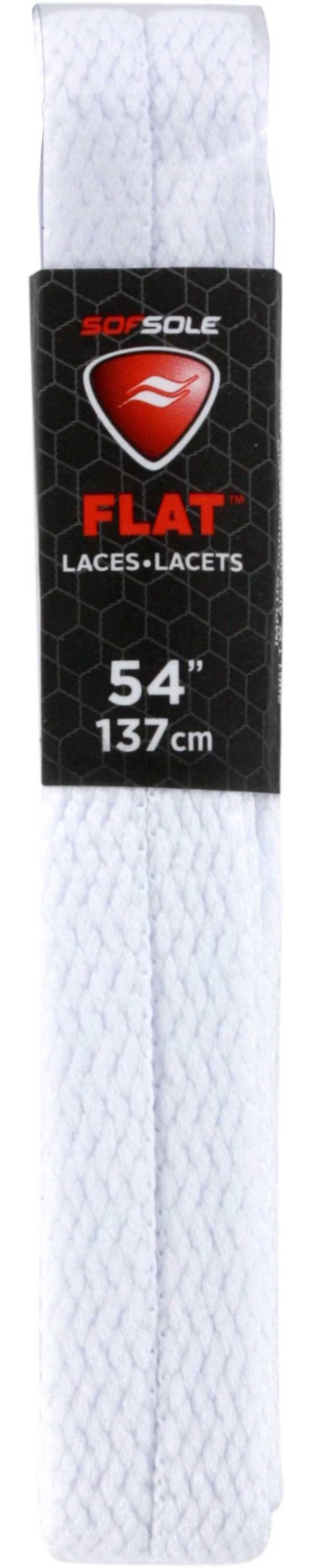 Black Athletic Laces Sof Sole 54” Shoe Laces Lot Of 6 Pair Flat 