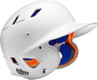 Details about   Schutt Senior softball Gold Purple 4.2 w/air-lite batters guard helmet 