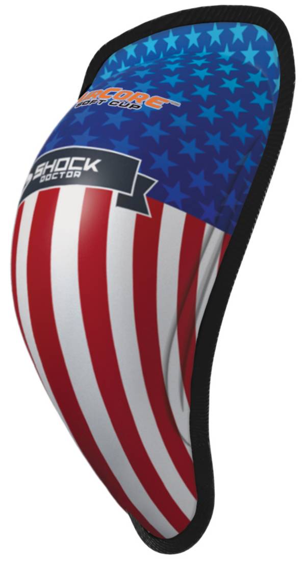 Shock Doctor Sport Stars & Stripes Flag Compression Short w/ Cup 