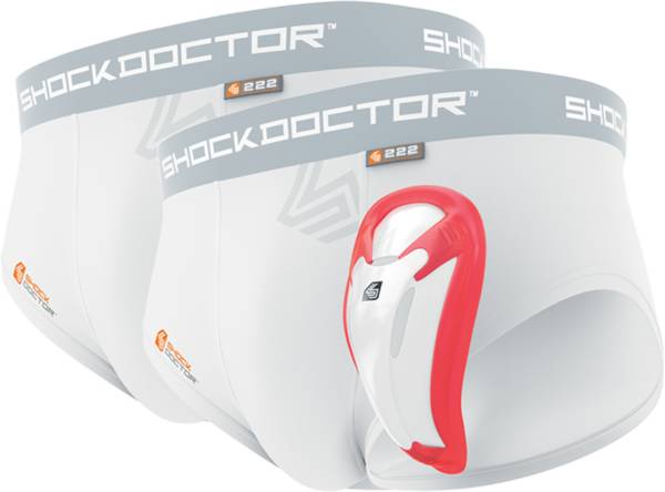 Shock Doctor Boys' Core Briefs with Bioflex Cup 2-pack
