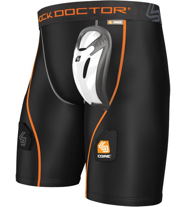 Shock Doctor Senior Core Hockey Shorts w/ Cup