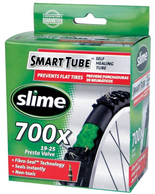 Slime Smart Tube Self-Healing Presta Valve 700 x 19 Bike Tube