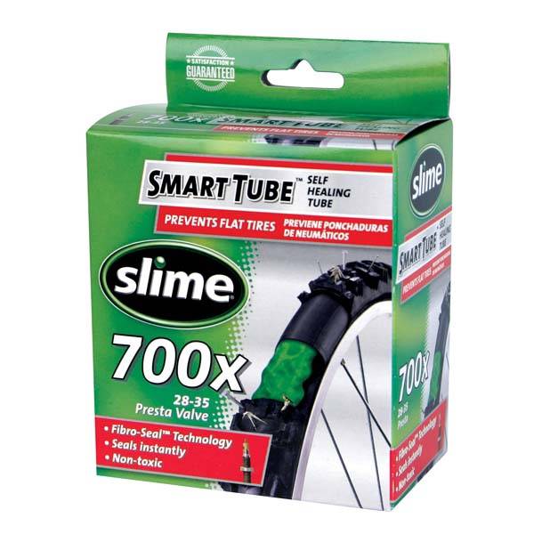 Slime Smart Tube Self-Healing Presta Valve 700 x 28-35mm Bike Tube