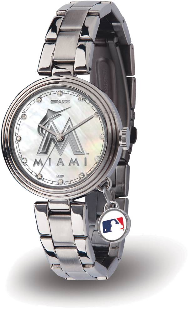 Sparo Women's Miami Marlins Charm Watch product image