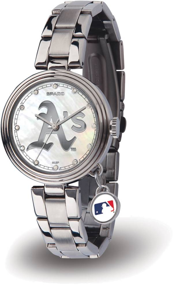 Sparo Women's Oakland Athletics Charm Watch