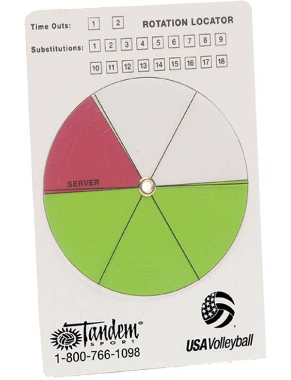 Tandem Volleyball Rotation Locator