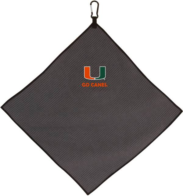 Team Effort Miami Hurricanes Microfiber Golf Towel