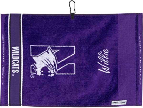Team Effort Northwestern Wildcats Jacquard Golf Towel