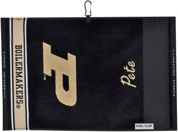 Team Effort Purdue Boilermakers Jacquard Golf Towel