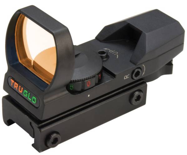 TRUGLO Dual Color Multi Reticle Red Dot Sight - Black