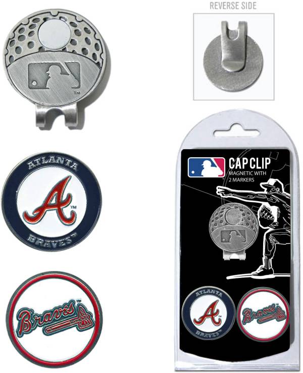 Team Golf Atlanta Braves Cap Clip and Marker Set