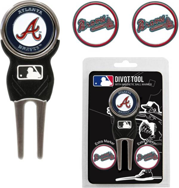 Team Golf Atlanta Braves Divot Tool and Marker Set