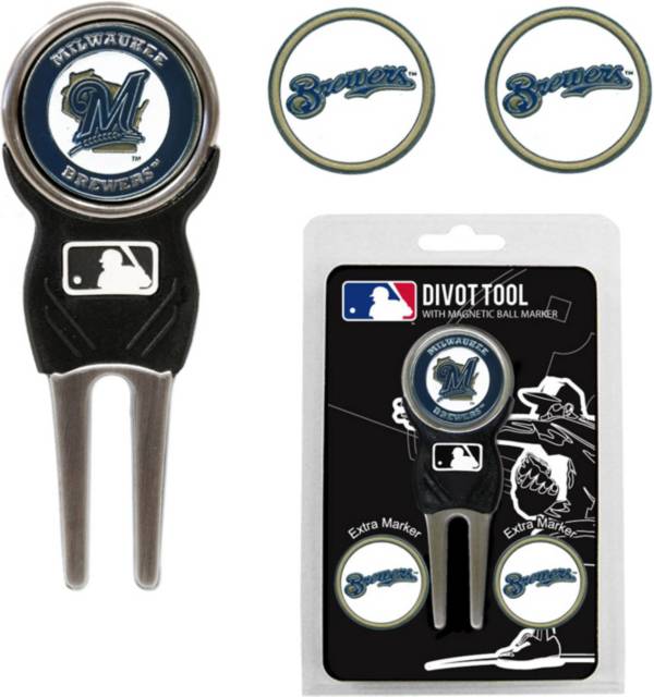 Team Golf Milwaukee Brewers Divot Tool and Marker Set