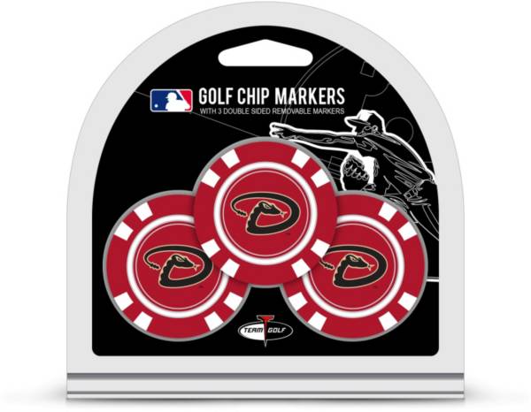 Team Golf Arizona Diamondbacks Poker Chips Ball Markers - 3-Pack