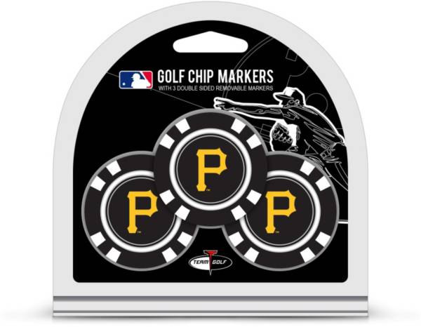 Team Golf Pittsburgh Pirates Poker Chips Ball Markers - 3-Pack