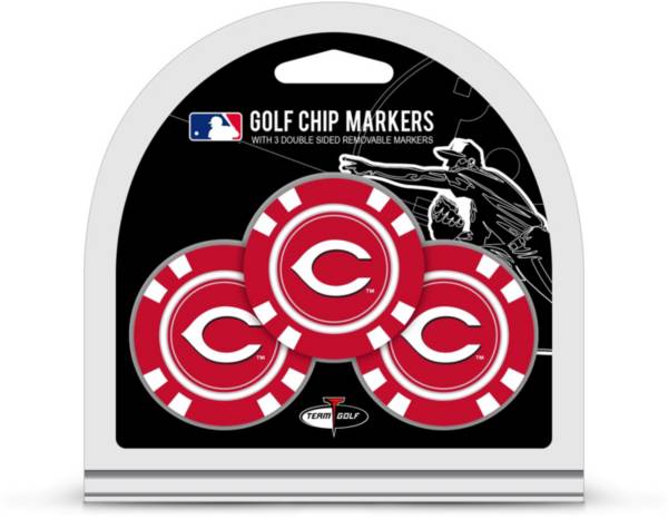 Team Golf Cincinnati Reds Poker Chips Ball Markers - 3-Pack