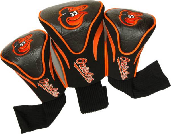 Team Golf Baltimore Orioles Contoured Headcovers - 3-Pack