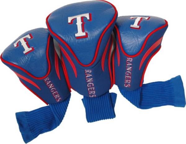 Team Golf Texas Rangers Contoured Headcovers - 3-Pack
