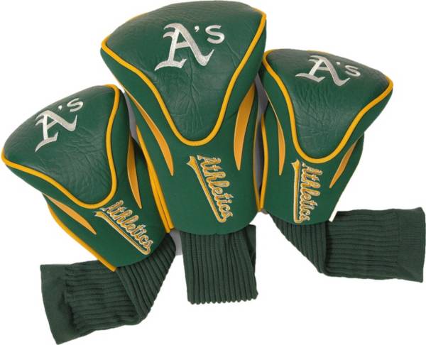 Team Golf Oakland Athletics Contoured Headcovers - 3-Pack