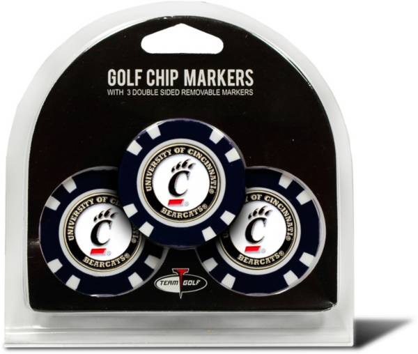 Team Golf Cincinnati Bearcats Poker Chips Ball Markers - 3-Pack