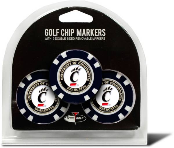 Team Golf Cincinnati Bearcats Poker Chips Ball Markers - 3-Pack product image