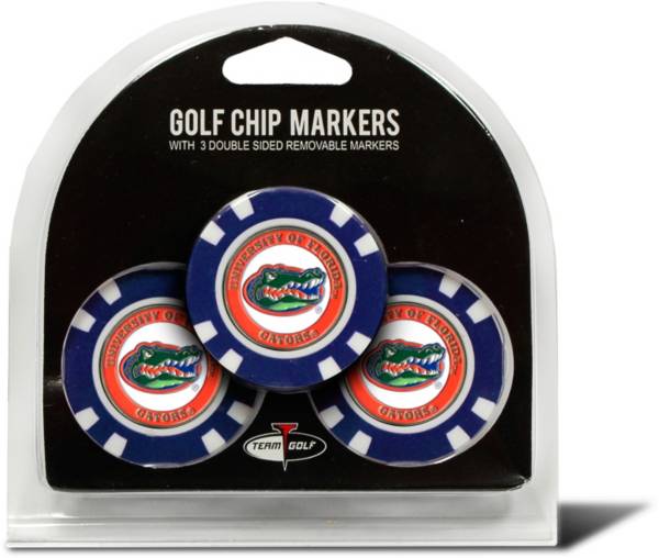 Team Golf Florida Gators Poker Chips Ball Markers - 3-Pack