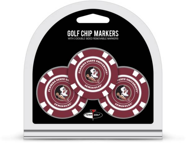 Team Golf Florida State Seminoles Poker Chips Ball Markers - 3-Pack