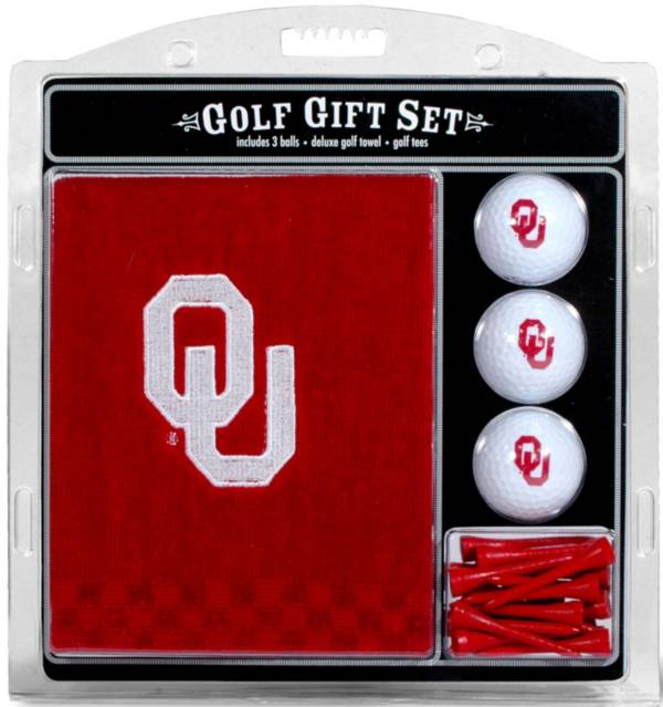 Team Golf Oklahoma Sooners Embroidered Towel Gift Set