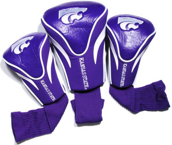 Team Golf Kansas State Wildcats Contour Headcovers - 3-Pack