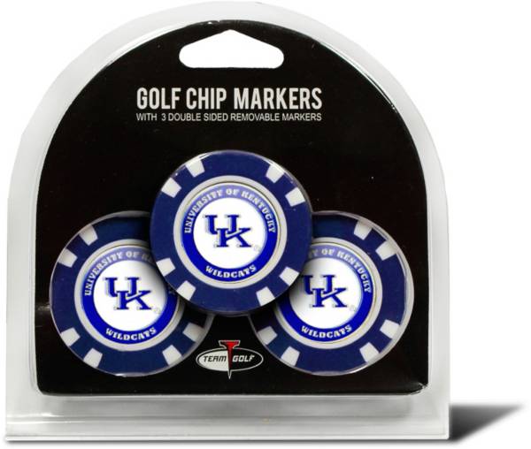 Team Golf Kentucky Wildcats Poker Chips Ball Markers - 3-Pack