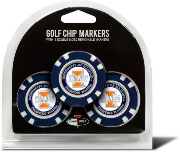 Team Golf Illinois Fighting Illini Golf Chips - 3 Pack product image
