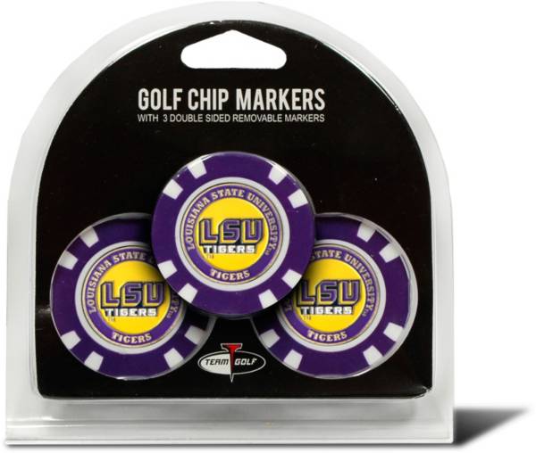 Team Golf LSU Tigers Poker Chips Ball Markers - 3-Pack