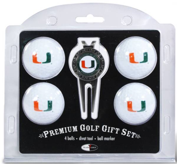 Team Golf Miami Hurricanes Golf Ball/Divot Tool Set