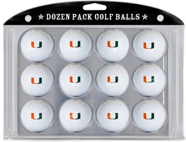 Team Golf Miami Hurricanes Golf Balls