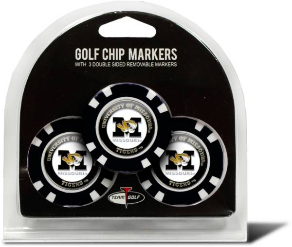 Team Golf Missouri Tigers Poker Chips Ball Markers - 3-Pack